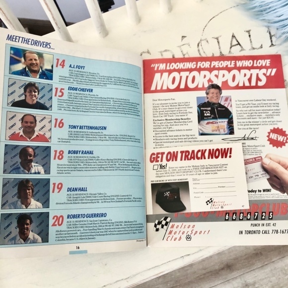 Molson Indy, Official Programs, Vintage 90s, Set of 3, Exhibition Place, Toronto - Picture 4 of 9